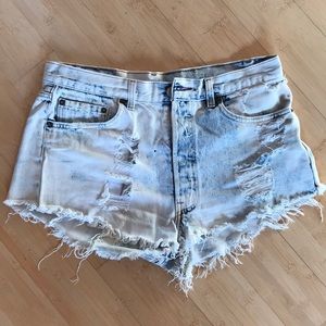 Levi Denim Cutoff Shorts - size 30